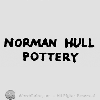 Norman Hull Pottery written.