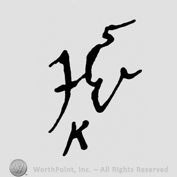Letters HK written.