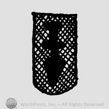 Shield wth a knife inside.