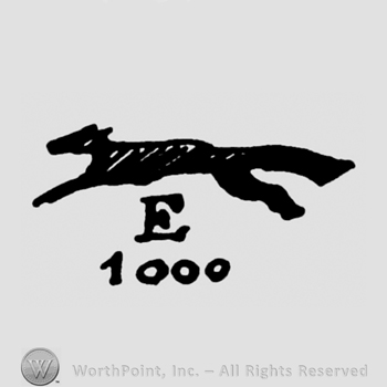 Animal with letter E and number 1000 below.