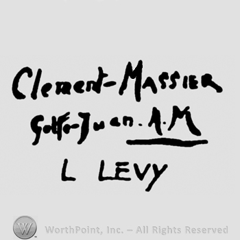 Clement Massier L Levy written.