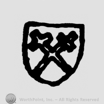 Shield with two crossed swords.