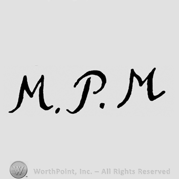 M P M written.