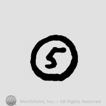 Circle with number 5 inside.