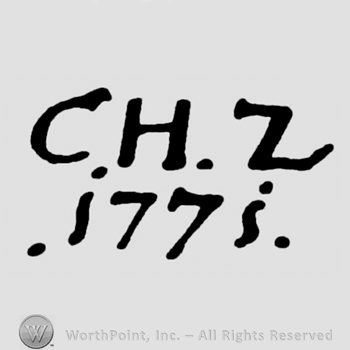 Letters CHZ and number 1775