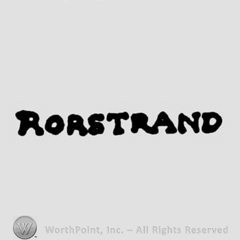Rorstrand written.
