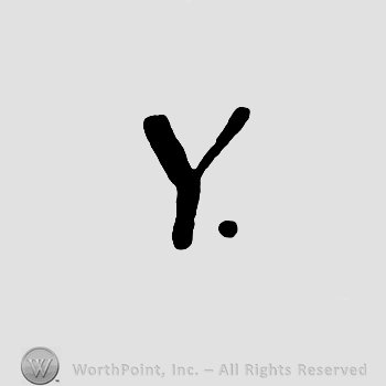 Letter Y.