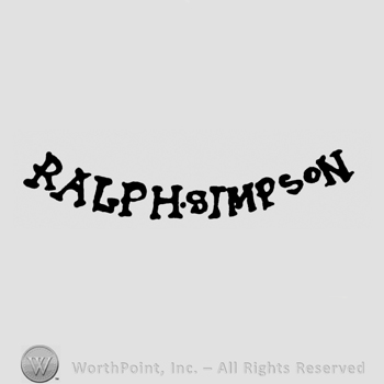 Ralph Simpson written.