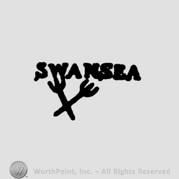 Two crossed forks and word Swansea on top.