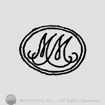 Letters MM inside an oval.