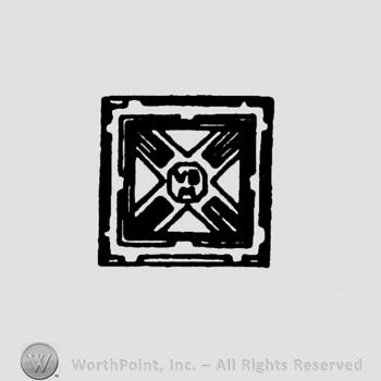 Square with cross and circle inside.