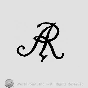 Monogram of letters AR.