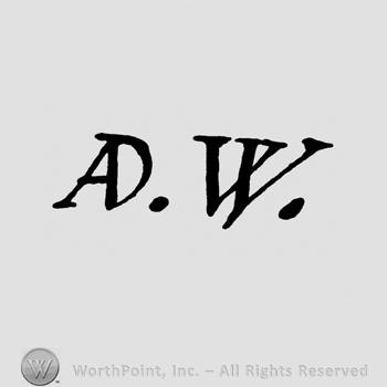 AD.W. written.
