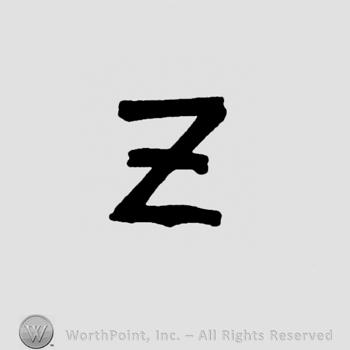 Letter Z.