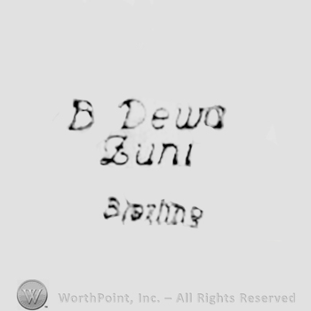 B Dewa Zuni Sterling written.