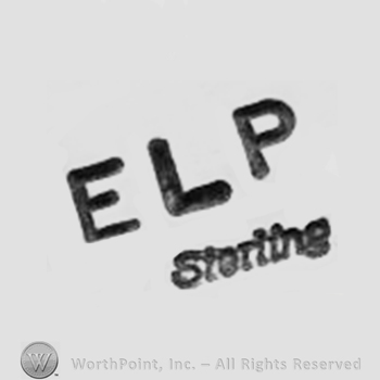 E L P Sterling written.