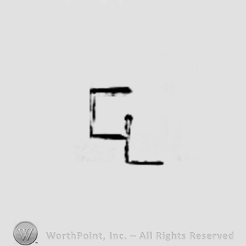 Monogram of letters GL.