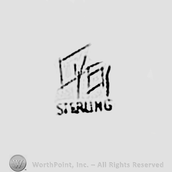 Word Sterling and monogram of letters GY.