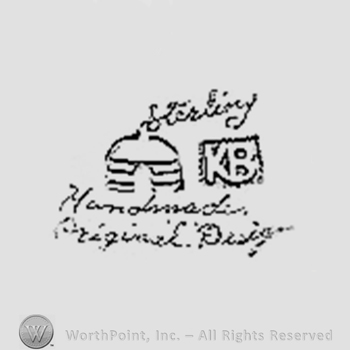 Hogan and words : Sterling KB Handmade Original Design.