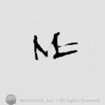 Monogram of letters MC.