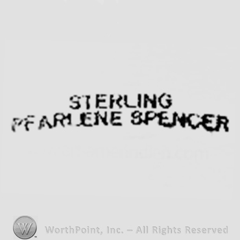 Sterling Pearlene Spencer written.