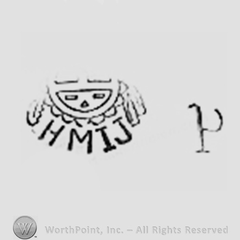 Letters H M I J and a sun face.