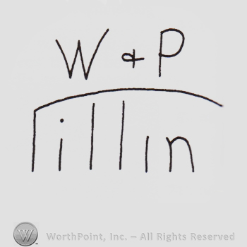 Letters W and P written above word Pillin.