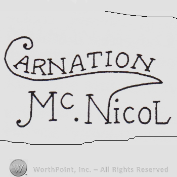 Words Carnation MC. Nicol.