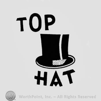 Top Hat and the word TOP HAT written above and bellow.