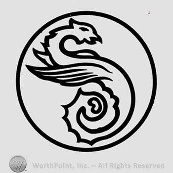 Dragon inside a circle.