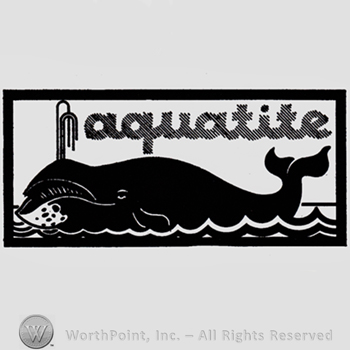 Whale and word AQUATITE written above.