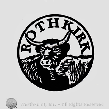 Bull inside a circle with word ROTHKIRK.