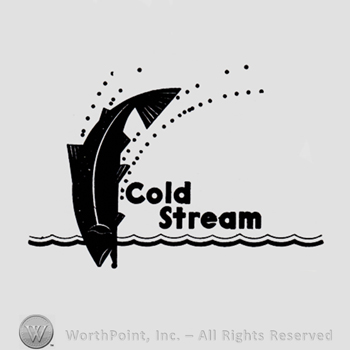 Fish and words COLD STREAM written next.