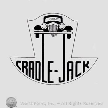 Car with  word CRADLE-JACK written bellow.