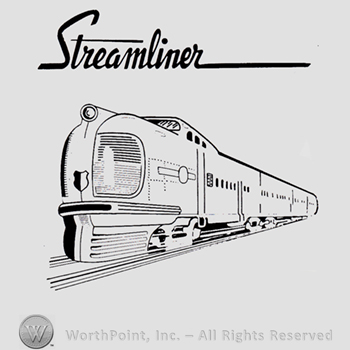 Engine and word STREAMLINER written above.
