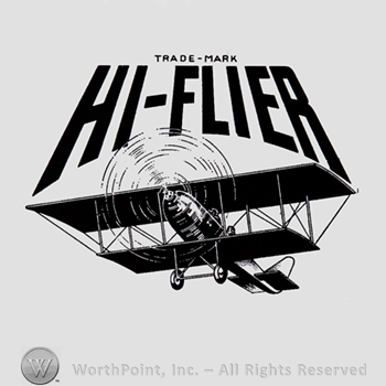 Plane and word HI-FLIER written above.