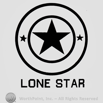 Three stars inside a double circle.