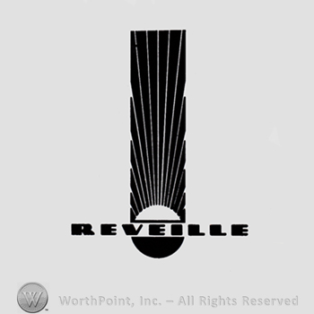 Sun and word REVEILLE written under.