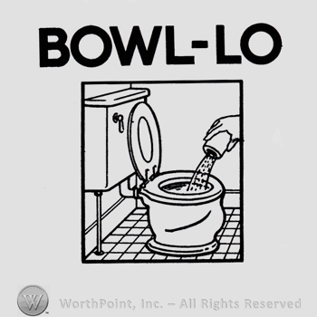 Toilet bowl.
