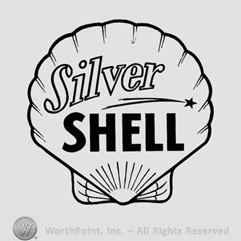 A shell and words SILVER SHELL written over.