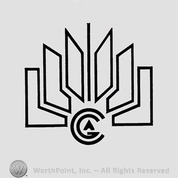 Open book above monogram of letters CGA.