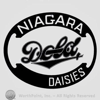 Text NIAGARA DOLD DAISIES inside an oval.