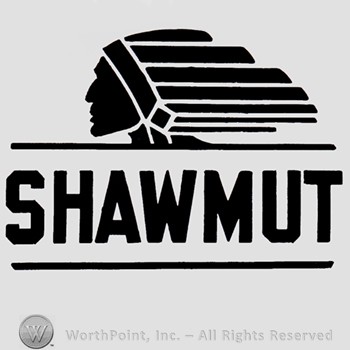 Indian chief above word SHAWMUT.