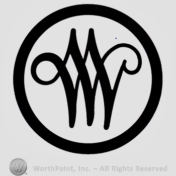 Monogram of letters M and W inside a circle.