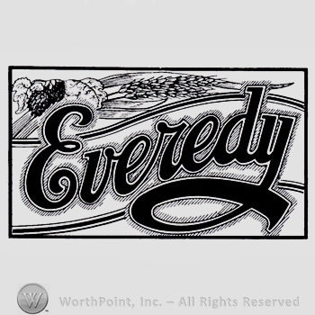 Word EVEREDY written inside a rectangle.