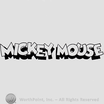 Words MICKEY MOUSE.