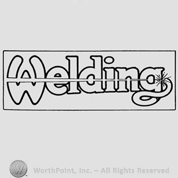 Word WELDING inside a rectangle.