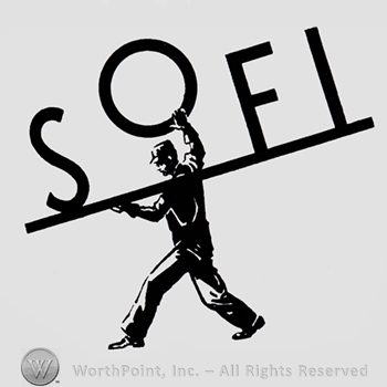 Word SOFI and a working man.
