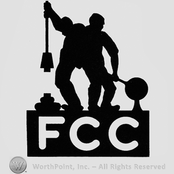 Worcking men and letters FCC written bellow.