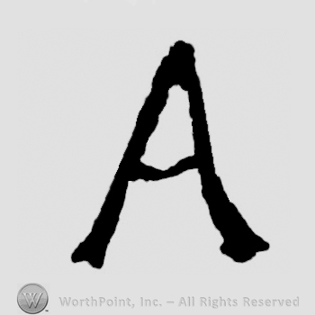 An uppercase A
